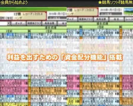 WIN5計算・超便利ツール★無料で始める競馬ソフト『競馬無双』【3種類の運用ガイド無料進呈中】