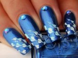 Nail art effet plumes très facile / how to do easy feathers design on your nails ?