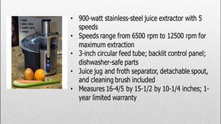 Breville Ikon 900-Watt Juice Extractor Review and BestPrice