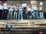 Hundreds protest over Mexico casino attack - no comment