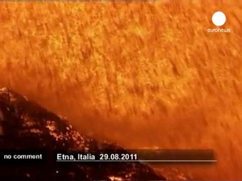 Mount Etna volcano erupts for twelfth time... - no comment