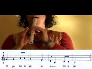Kum Ba Ya - Profª Adriana - Flauta Doce