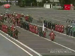 4-Kurtuluş savaşı MEHTER 30 Ağustos töreni 2011 TRT2