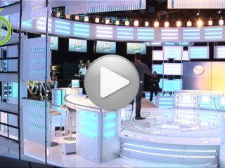 Des élèves sur un plateau