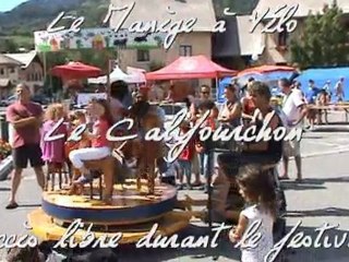 Le manège à vélo du festival " l' écho des mots 2011"