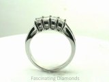 FDENS205B  Princess Cut Diamond Wedding Anniversary Band Channel Setting