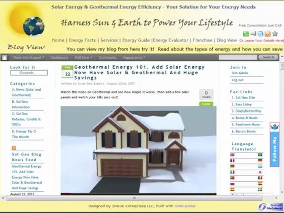 Geothermal energy, Now Add Solar Energy and Make a Great Return On Investment