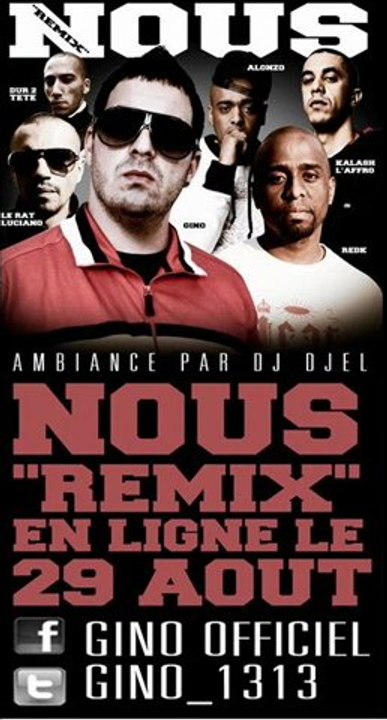 Remix "NOUS" GINO LE RAT LUCIANO REDK KALASH LAFRO D2T ALONZO