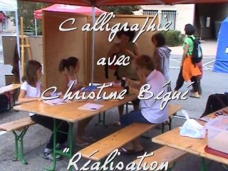 La calligraphie echo des mots 2011