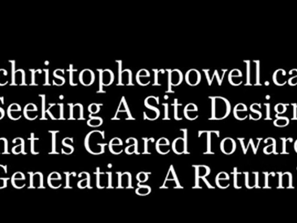 Canada website design company; affordable website design