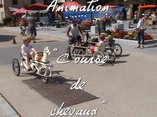 Course de chevaux à vélo echo des mots 2011