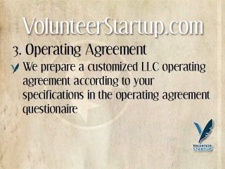 TN LLC Services by VolunteerstartUp.com -  Advantages