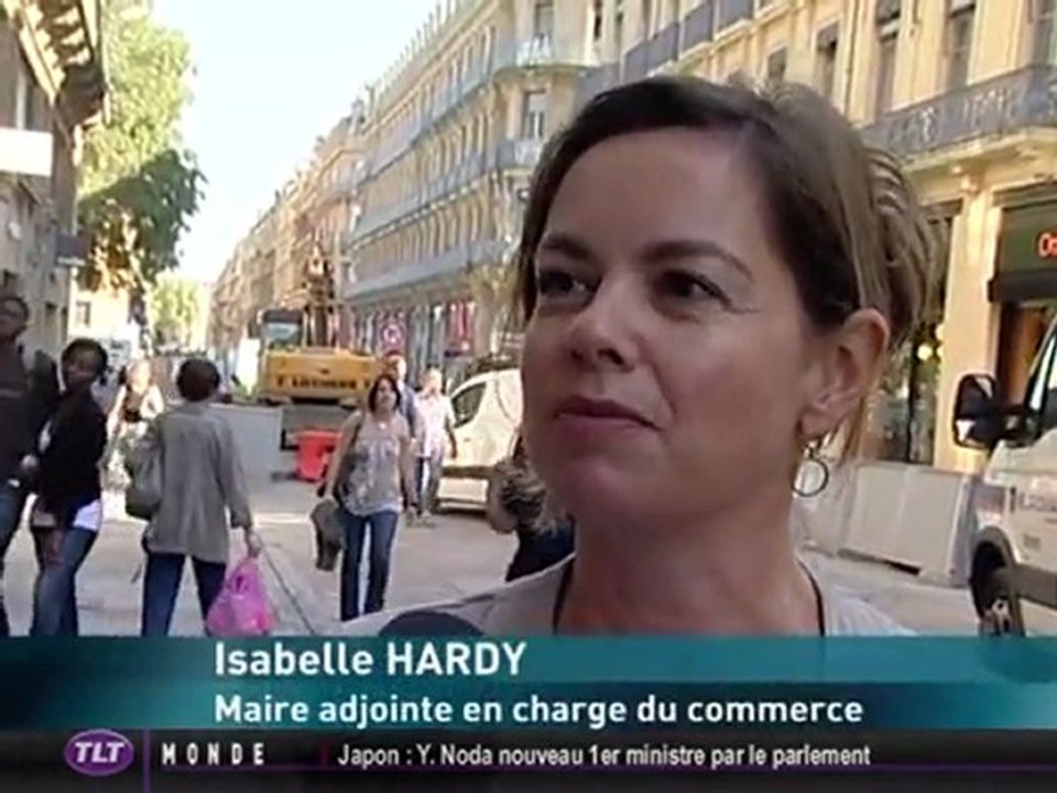 Les travaux à la rue Alsace-Lorraine dérangent (Toulouse)