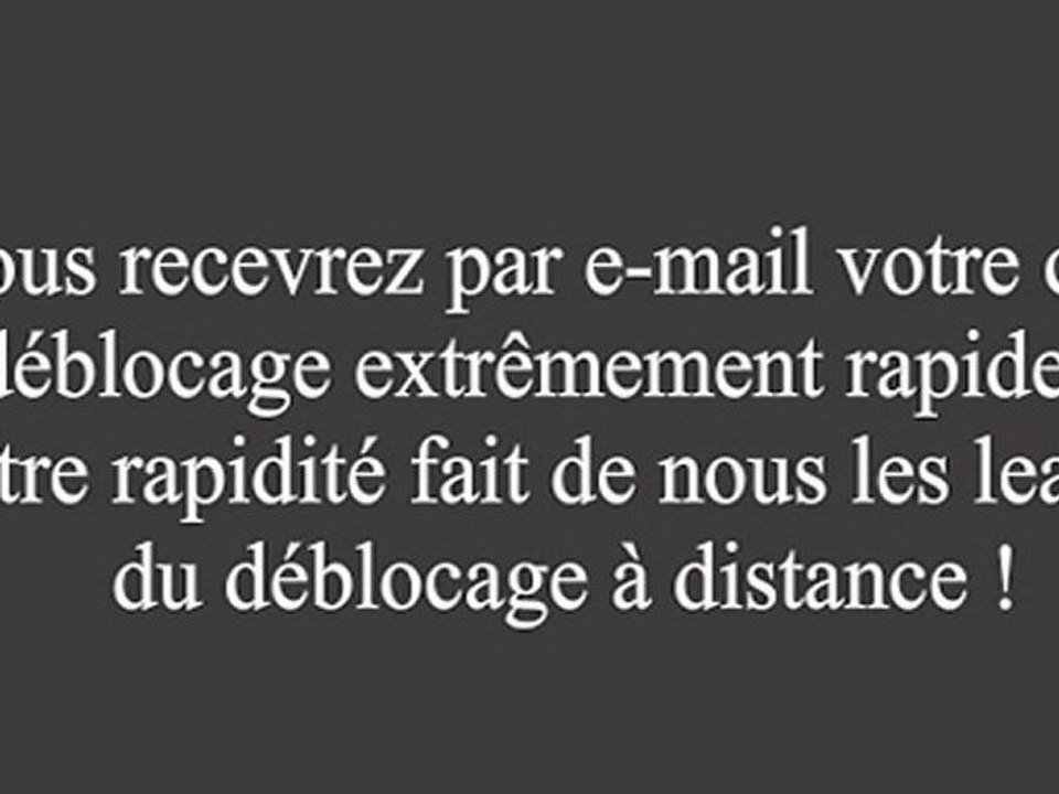 deblocage blackberry torch