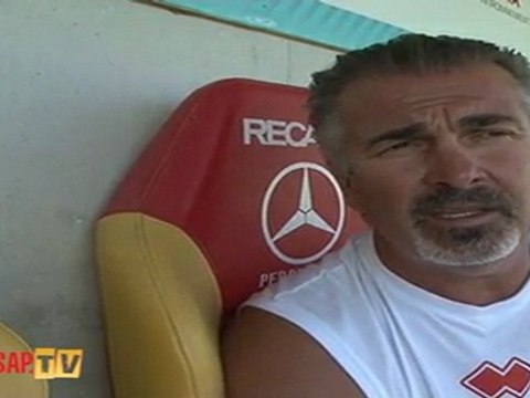 Racing Métro 92 vs USAP Itv d'avant match - Août 2011