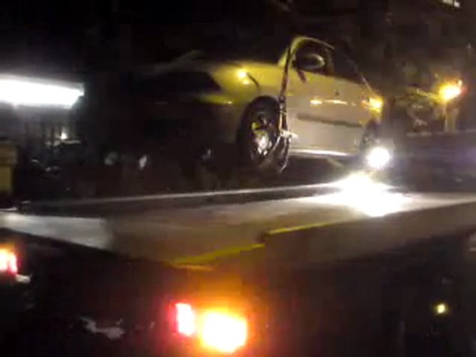 Unser auto wurde abgeschleppt