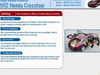 The new 2012 Honda Crosstour with new Style & Technology at Los Angeles Goudy Honda Alhambra