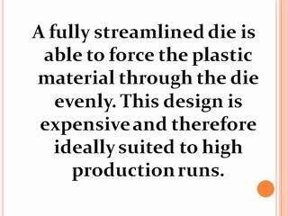 Quality In Die And Part Design Essential In Making Plastics