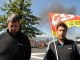 Grève à Terex Cranes (grues mobiles) de Saint-Vallier (France)