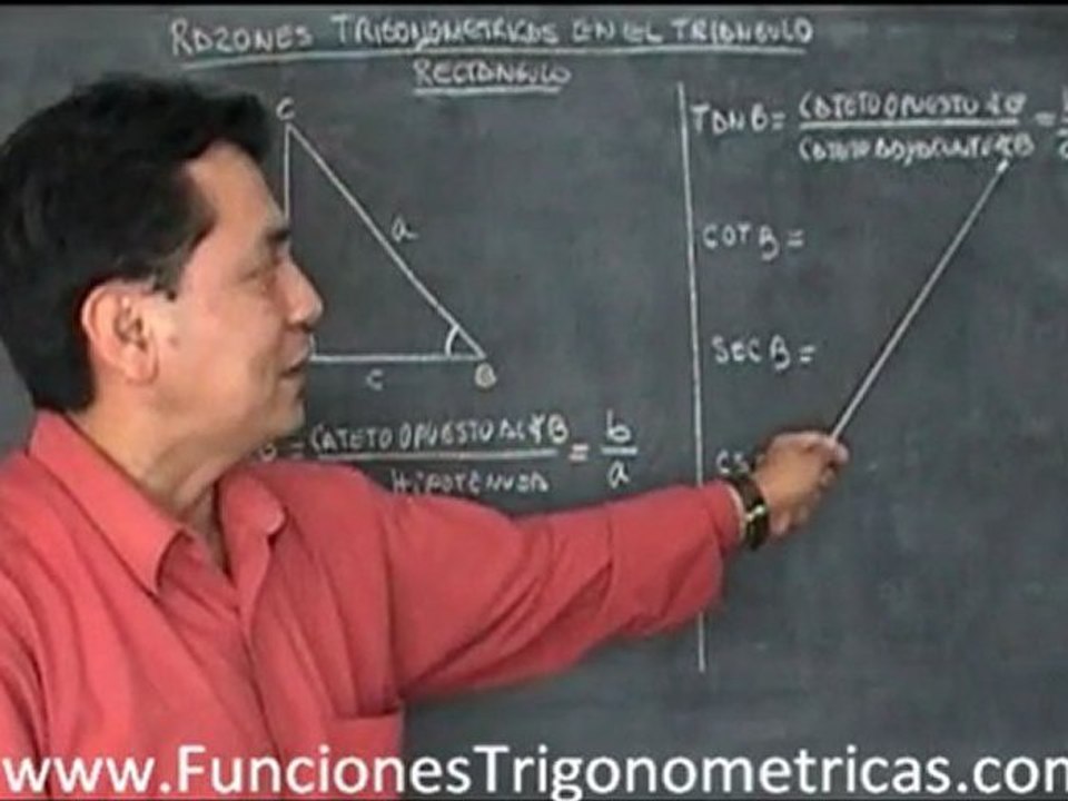 Razones trigonometricas en el triangulo rectangulo