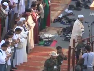 Trablus'ta çifte bayram sevinci