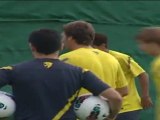 Cinco jugadores de la primera plantilla del Barca se entrenan con el segundo equipo