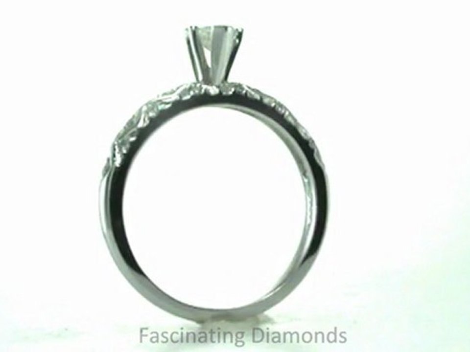 FDENS1482HTR  Heart Shape Diamond Cris-Cross Engagement Ring