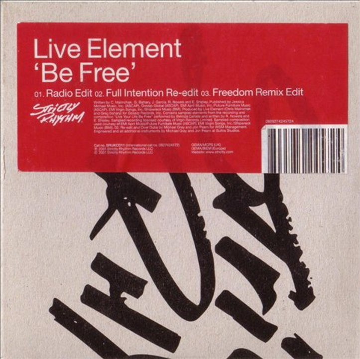 LIVE ELEMENT - Be free (FULL INTENTION re-edit)