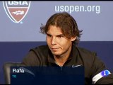 Rafa Nadal inicia su andadura en Nueva York  con una trabajada victoria