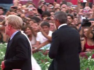 Clooney abrió el Festival de Cine de Venecia