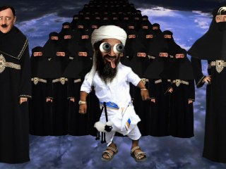 Osama in Heaven With Virgins
