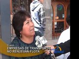 En Cusco, empresas de transporte no renuevan su flota