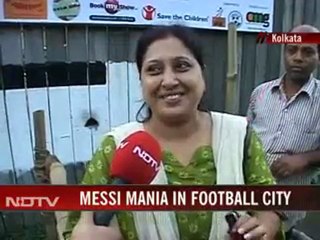 Messi-mania grips Kolkata