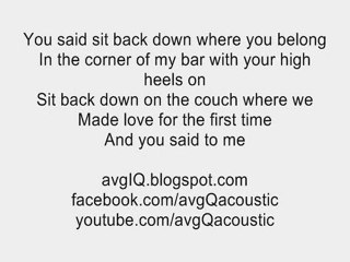 You And I  Lady Gaga acoustic guitar instrumental w ...