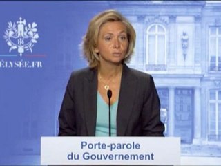 Conseil des ministres du 31-08-11 - Compte rendu