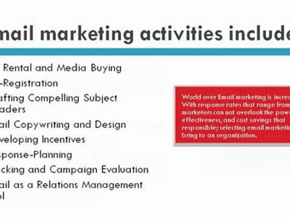 Email marketing