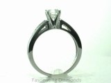 FD1001ROR  Round & Princess Cut Diamond Engagement Ring With Channel Setting