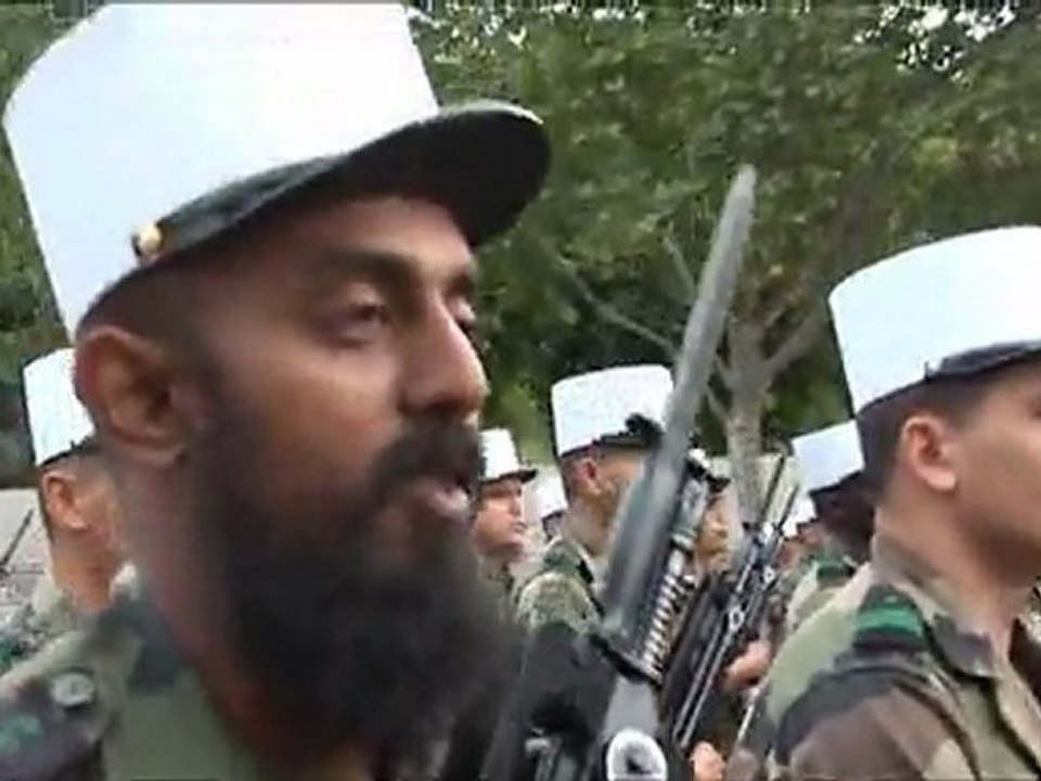 Répetition 14 juillet 2011 - 1e et 4e Régiment étranger à Paris