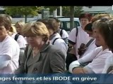 Les sages-femmes et les IBODE en grève (Caen)