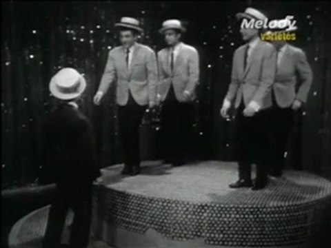 -jean Valton +les Chaussettes Noires- le twist du canotier -N&B