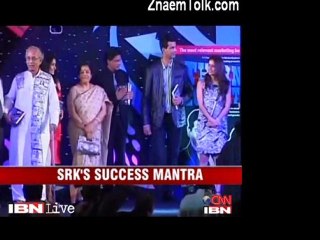 SRK talks about his success mantra at a book launch