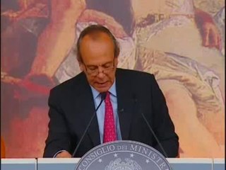 Download Video: Roma - Consiglio dei Ministri n.151 conferenza stampa del ministro Palma