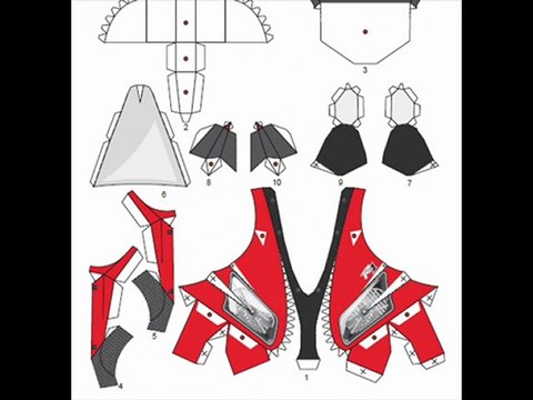Yamaha YZF-R1 Papercraft