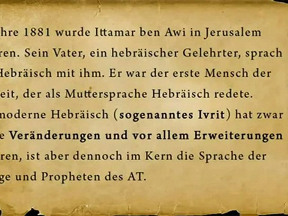 Welche Sprache spricht die Bibel?