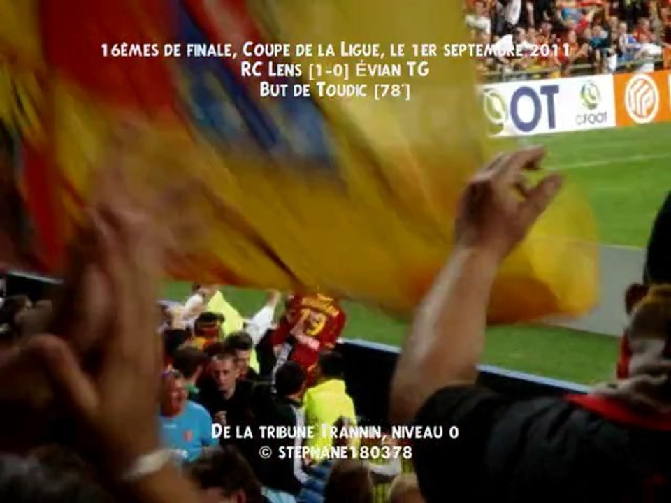[01-09-2011] Coupe de la Ligue, 16èmes de finale: RC Lens [1-0] Évian TG