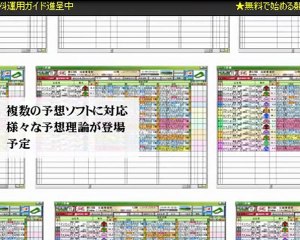 超便利・WIN5点数しぼりツール【目標！今の月収に＋5万円】無料で始める競馬ソフト『競馬無双』★運用ガイド無料進呈
