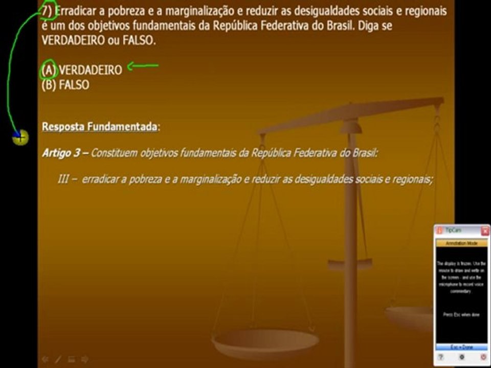 DIREITO CONSTITUCIONAL - QUESTÃO 7