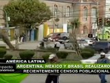 Argentina, México y Brasil realizaron censos poblacionales