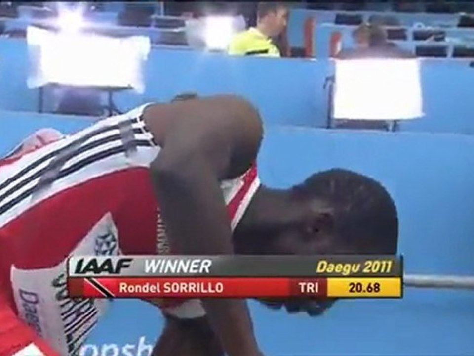 200м Мужчины 7 Забег Чемпионат Мира в Тэгу - www.MIR-LA.com