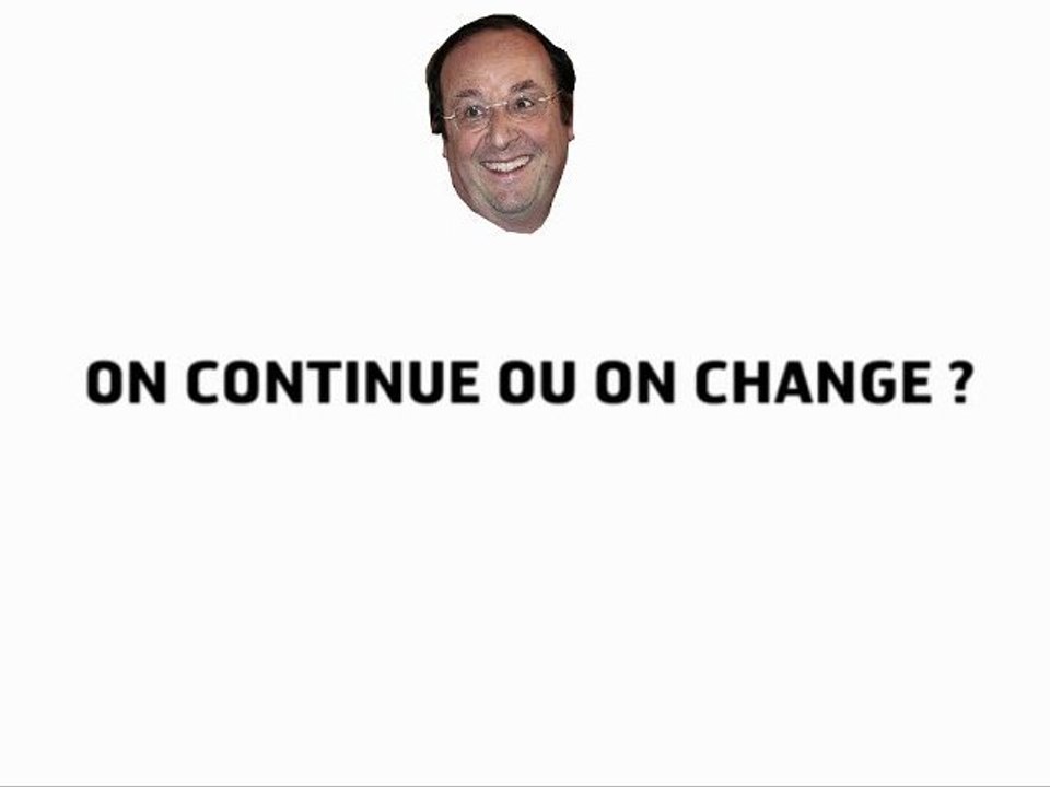 Hollande dévoile son clip de campagne